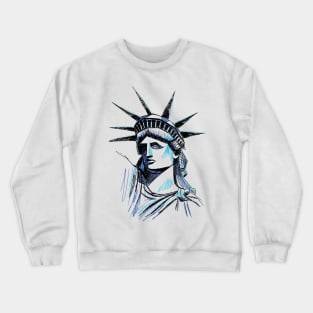 New York city statue of liberty Crewneck Sweatshirt